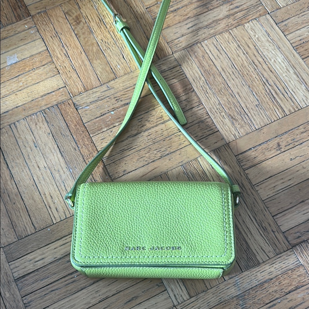 Marc Jacobs Green Crossbody Bag with Adjustable Strap